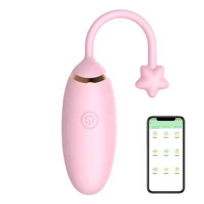 Lovescret Premium Love Egg – Bluetooth Vibro Ei met 9 Vibratiestaden (Roze)
