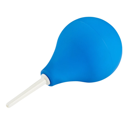Anale Douche 220ml – Zachte Reinigingsballon met Slank Tuitje Blauw