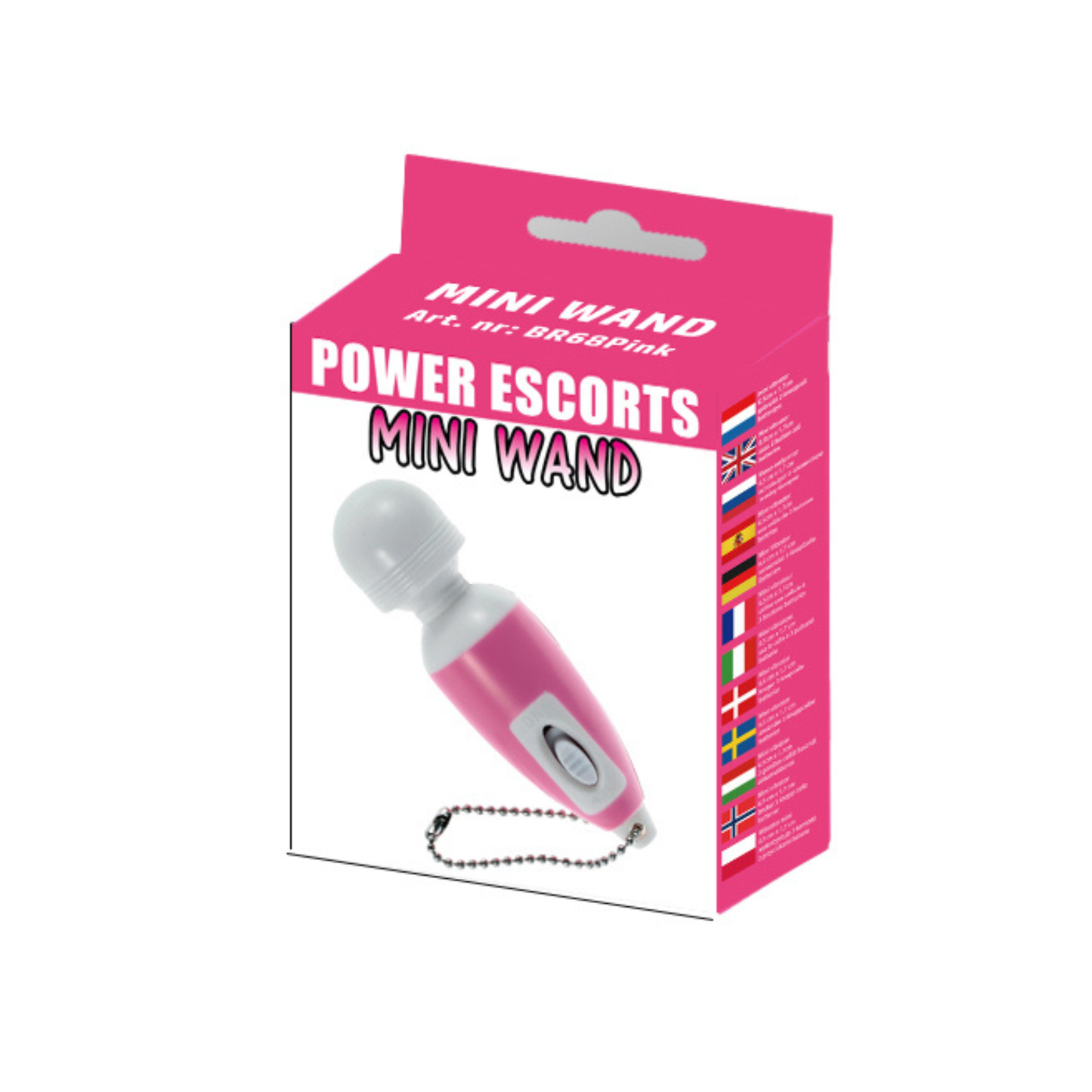 Mini Wand Sleutelhanger – Compacte Massager Vibrator Roze