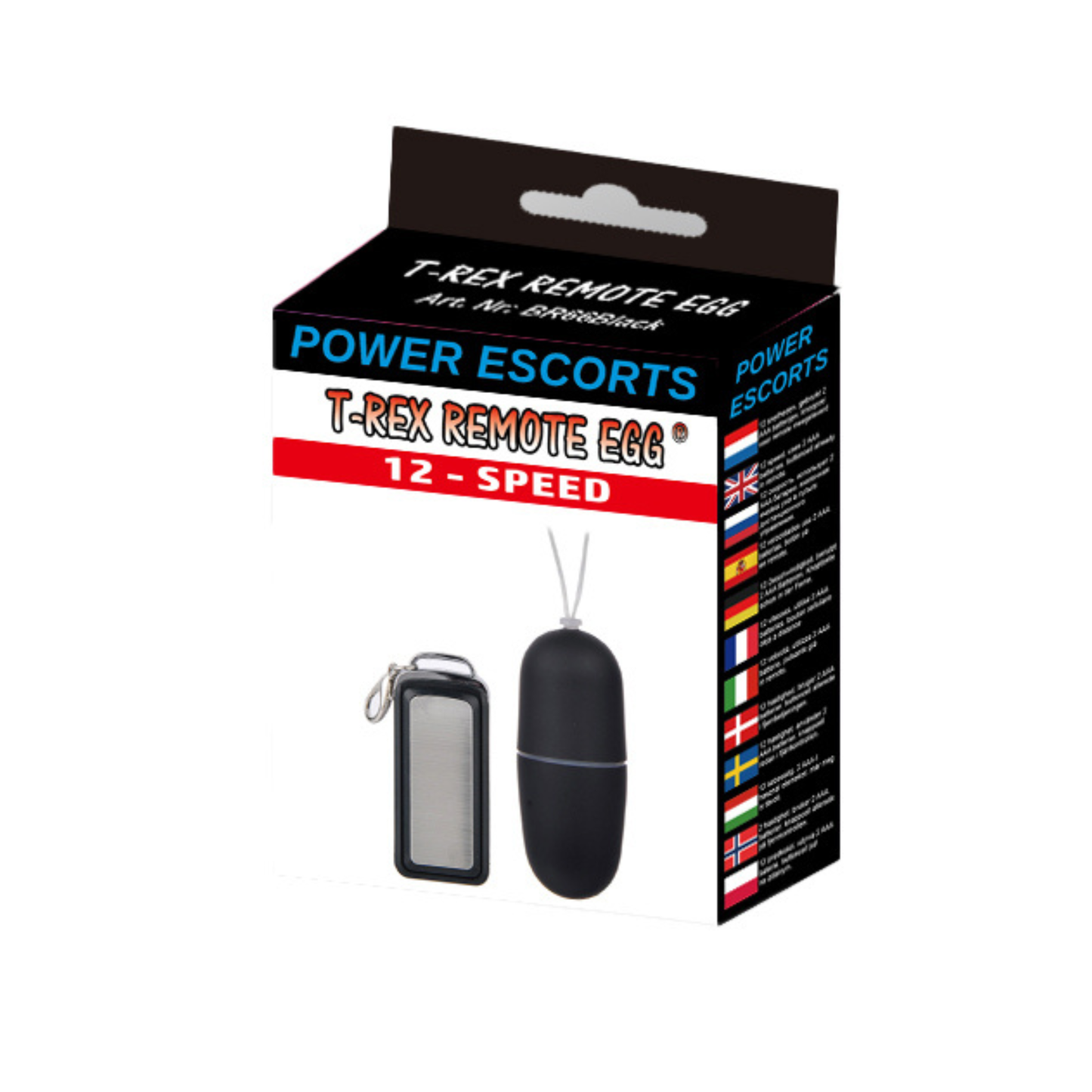 Vibrerend Ei met Afstandsbediening Zwart