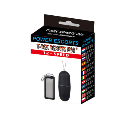 Vibrerend Ei met Afstandsbediening Zwart