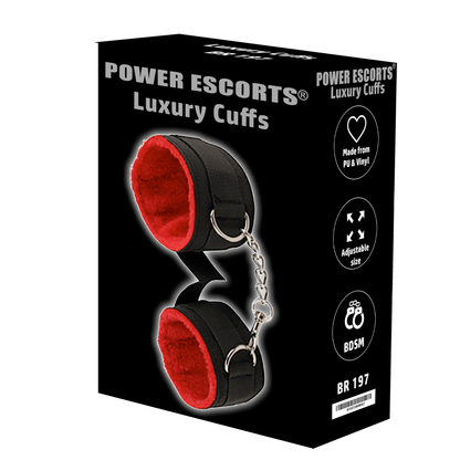 Luxury Cuffs – Zachte BDSM Handboeien met Ketting
