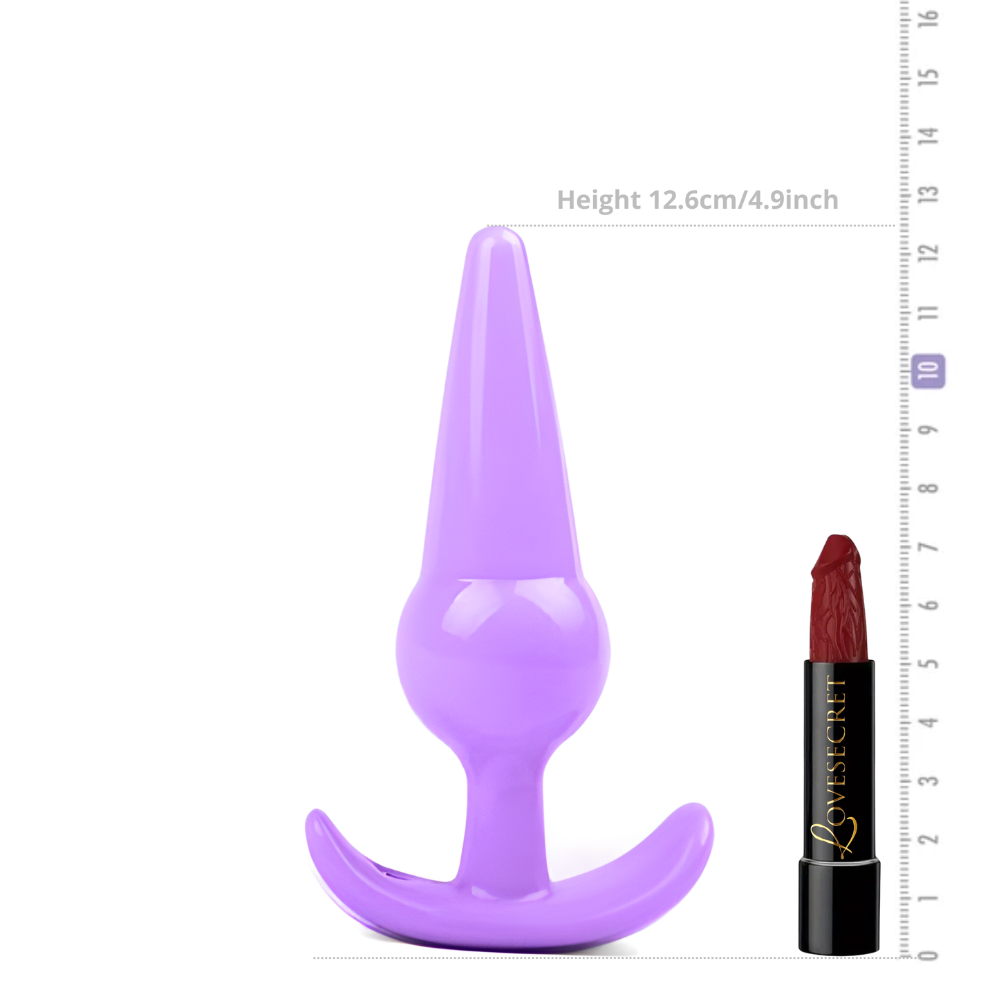 Paarse Anale Plug 12,6 cm