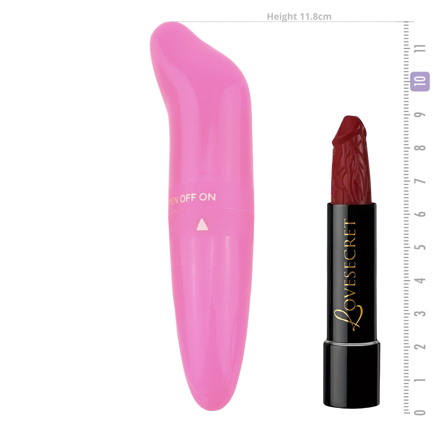 Dolfijn Mini Vibrator Roze 11.8cm