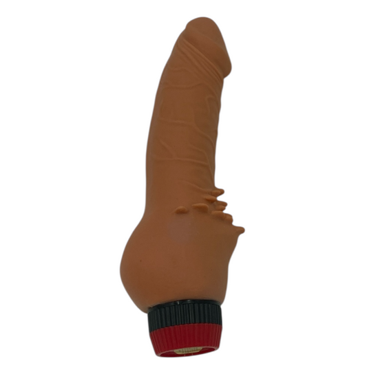 Realistische Vette Vibrator Met Ribbels – 18 cm - Club