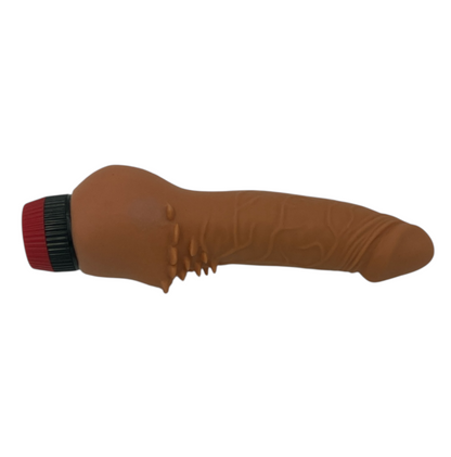 Realistische Vette Vibrator Met Ribbels – 18 cm - Club