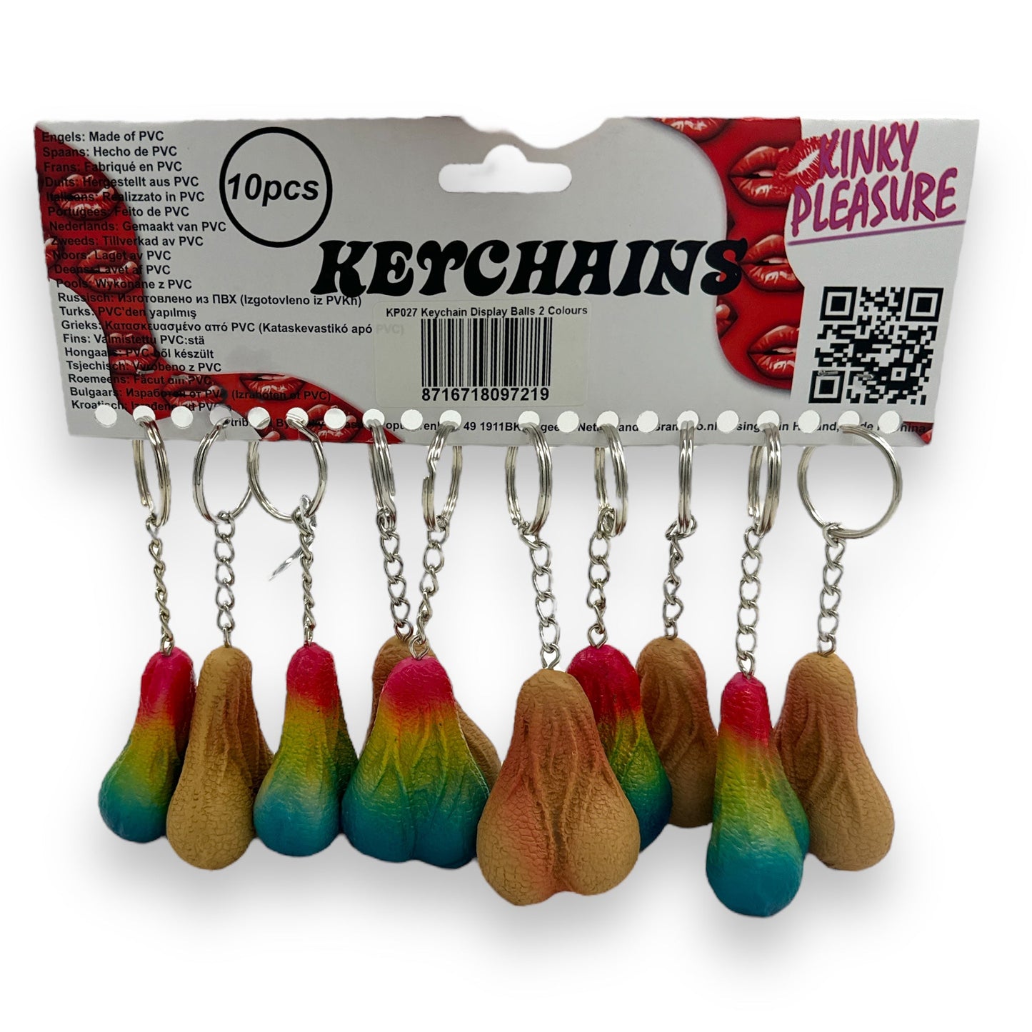 Kinky Pleasure - KP027 - Keychain Balls - 2 Colours