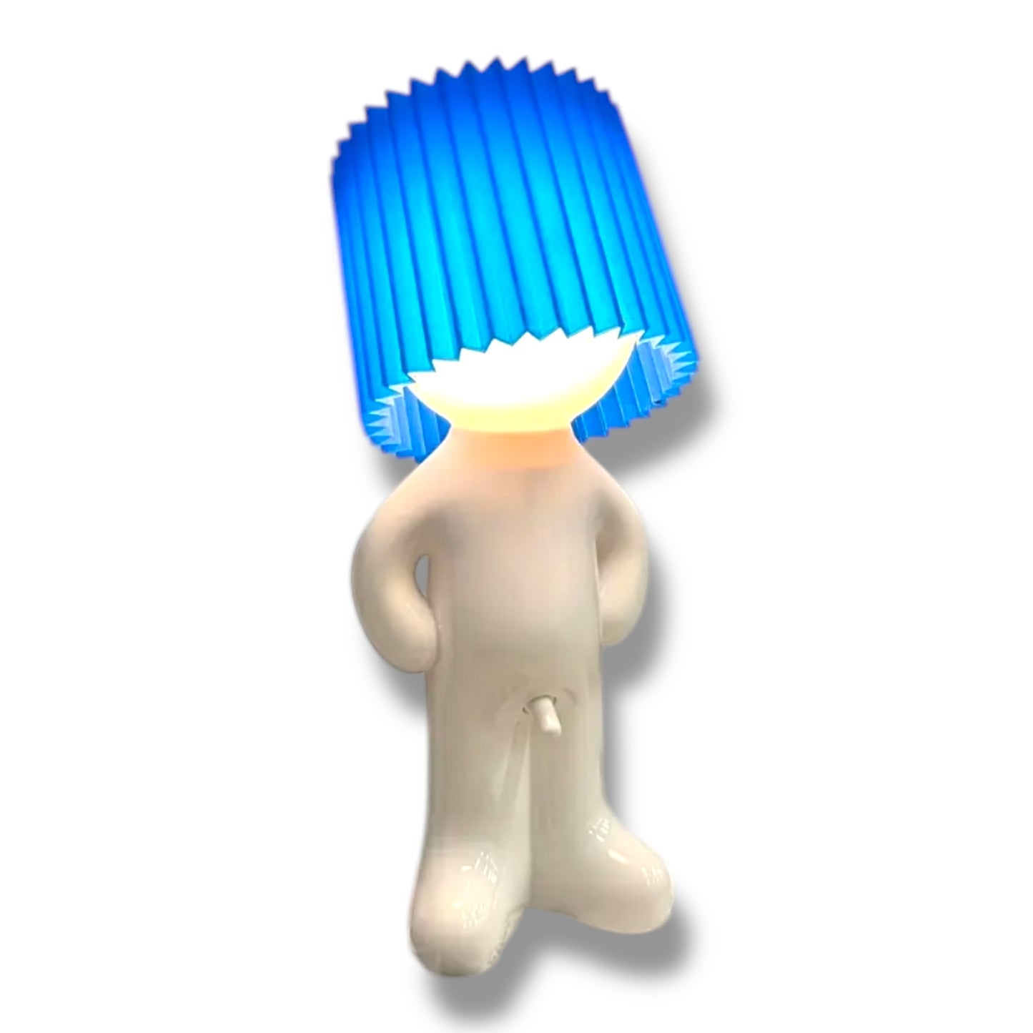 Mr. Lightdick – Ondeugende Tafellamp met Blauwe Glow & USB-C Oplaadfunctie