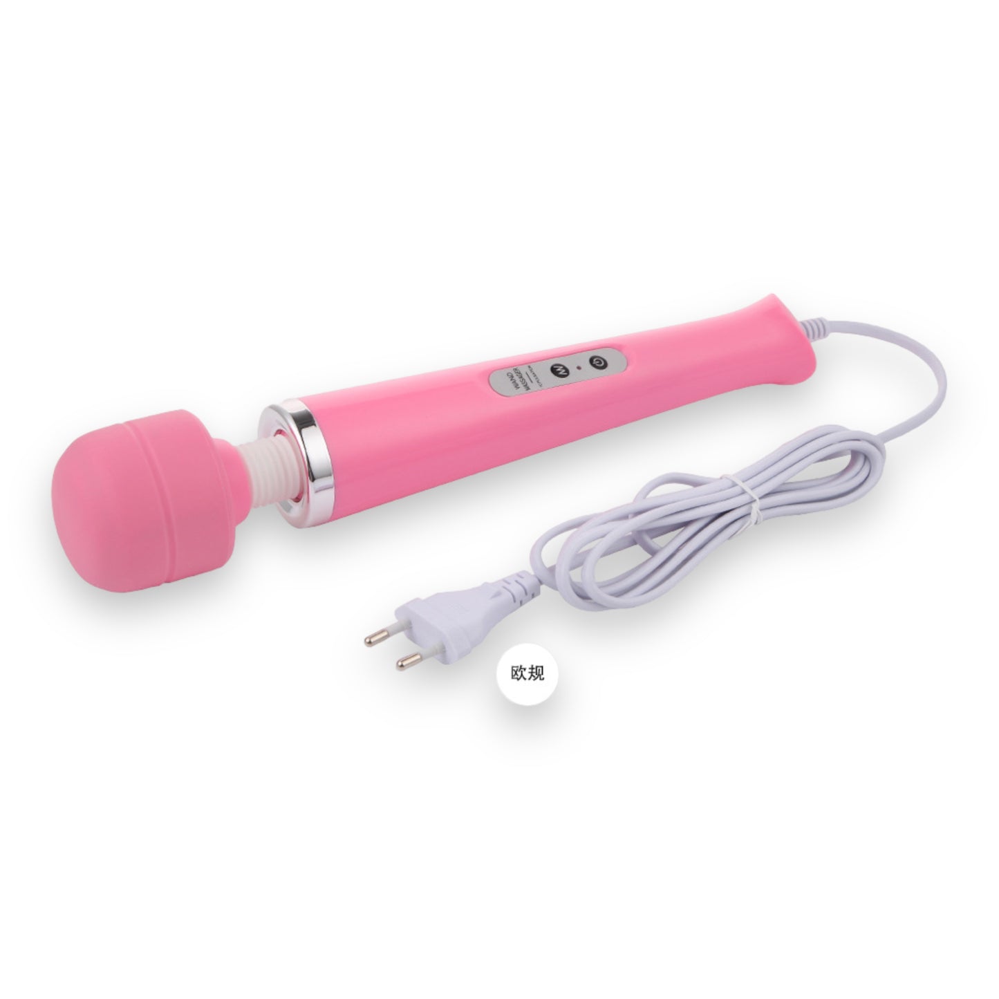 Luxe Wand Massager – Krachtige Vibraties met Bedrade Controle (32,5 cm, Roze)