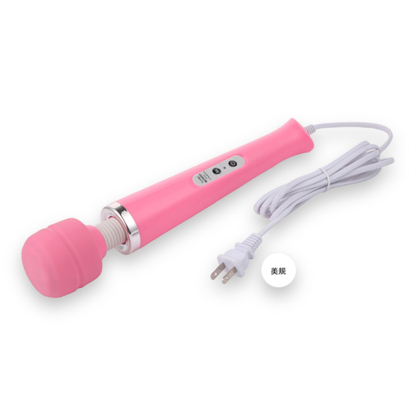 Luxe Wand Massager – Krachtige Vibraties met Bedrade Controle (32,5 cm, Roze)