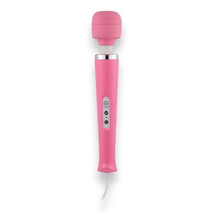 Luxe Wand Massager – Krachtige Vibraties met Bedrade Controle (32,5 cm, Roze)