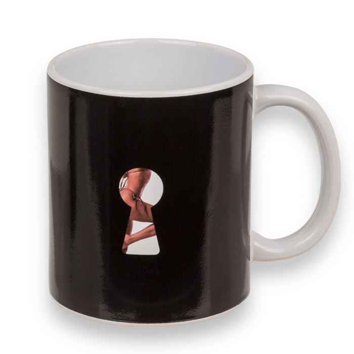 Kinky Pleasure - OB113 - Heat Colour Change - Woman Strippers Drinking Mug - Drank Mok - 300ml - 12x10cm