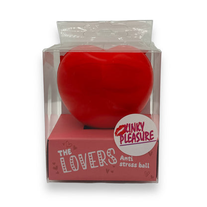 Kinky Pleasure - OB078 - Stress Balls - Squeeze Heart - Red