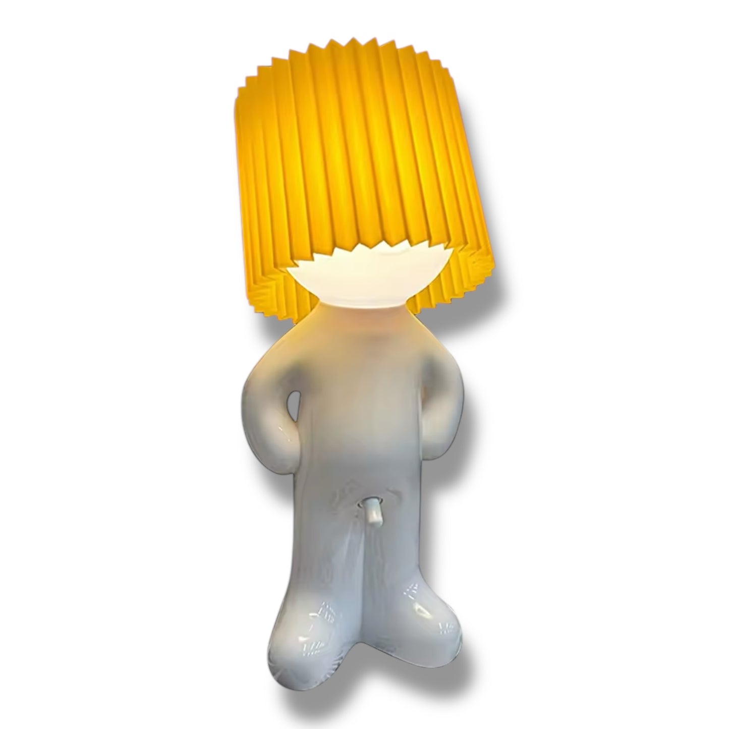 Mr. Lightdick – Ondeugende Tafellamp met Gouden Gloed & USB-C Opladen