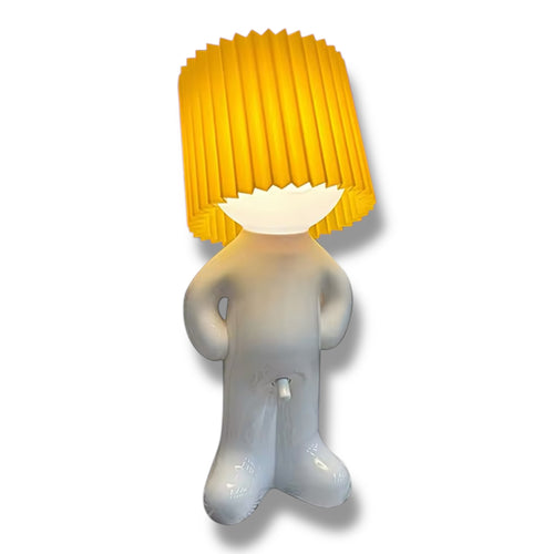 Mr. Lightdick – Ondeugende Tafellamp met Gouden Gloed & USB-C Opladen