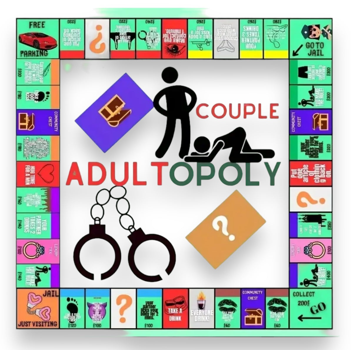 Adultopoly Couple Editie – Ondeugend Bordspel
