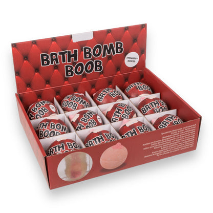 Kinky Pleasure - OB102 - Boob Bath Bomb - Strawberry Flavour
