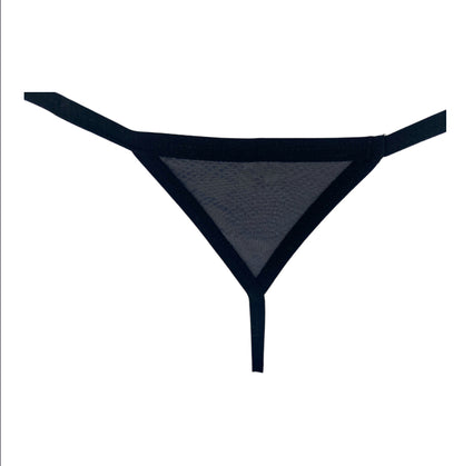 BodyQ Sexy Heren String – Grijs – Erotische Herenlingerie – Maten S t/m XL