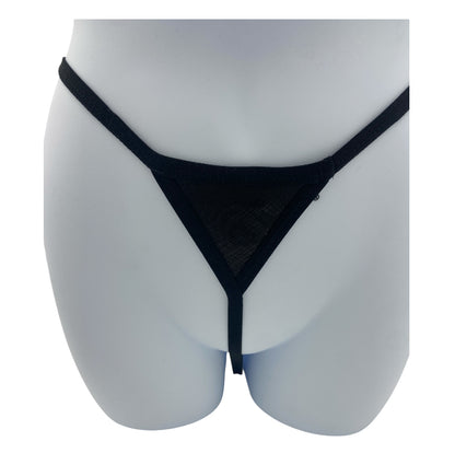 BodyQ Sexy Heren String – Zwart Croco met Roze – Erotische Herenlingerie – Maten S t/m XL