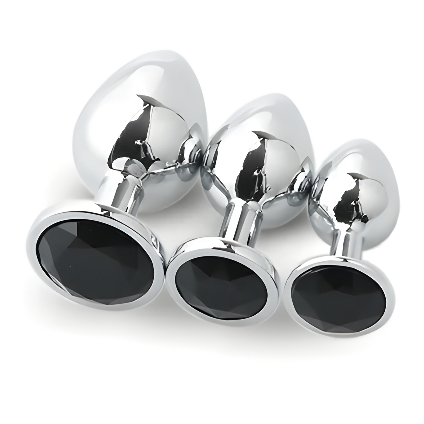 Starters Buttplug Set Met Zwart Kristal
