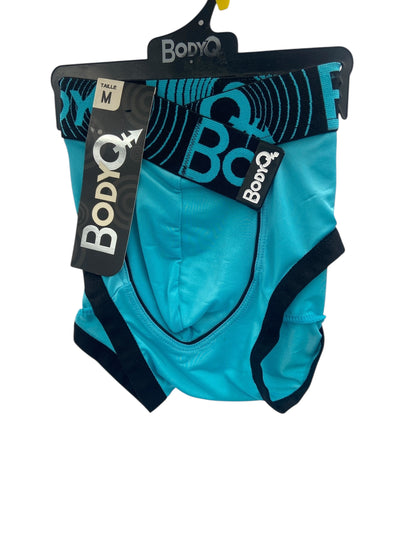 BodyQ Sexy Heren Boxershort – Aqua/Zwart – Erotische Herenlingerie – Maten S t/m XL
