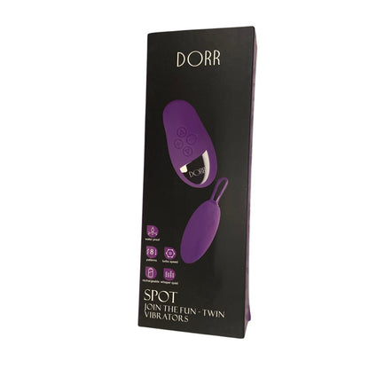 Spot Twin Vibrator –  Paars Eitje en Panty vibrator