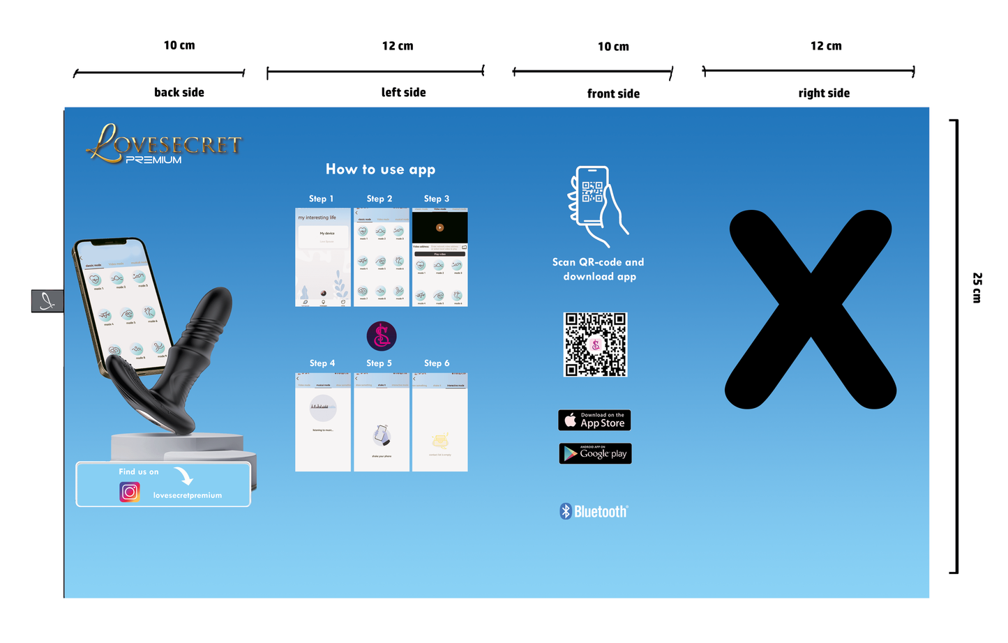 Lovesecret Premium LS03 – Prostaat Massager – App Controlled – Oplaadbaar – Waterdicht