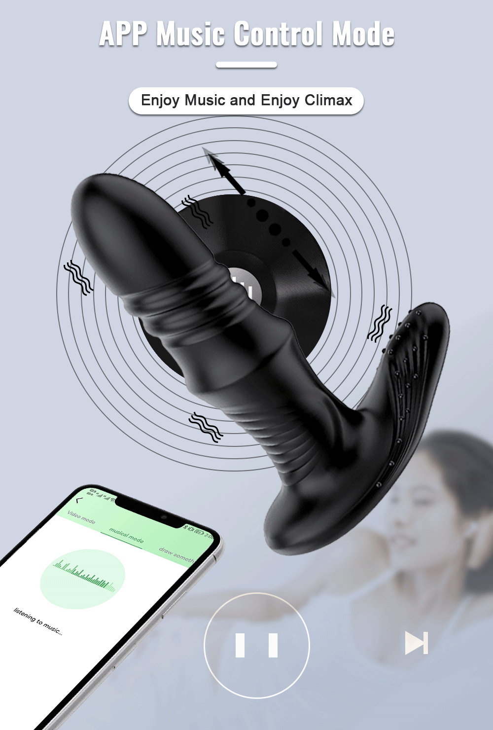 Lovesecret Premium LS03 – Prostaat Massager – App Controlled – Oplaadbaar – Waterdicht