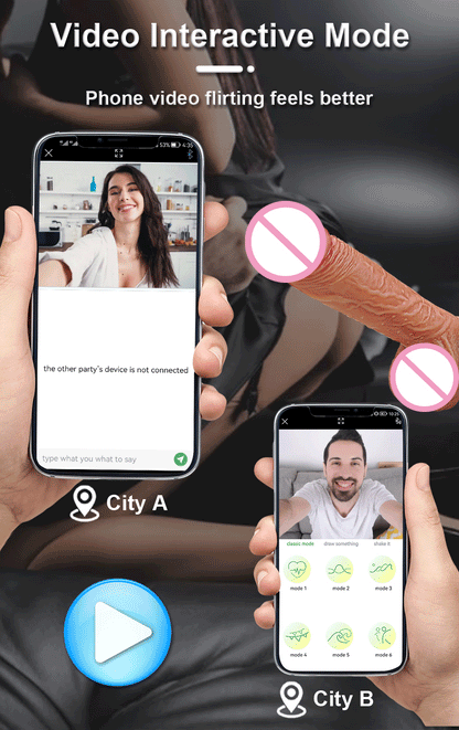 Realistische Vibrator Met Hitte Functie App Bestuurbaar 21.5cm