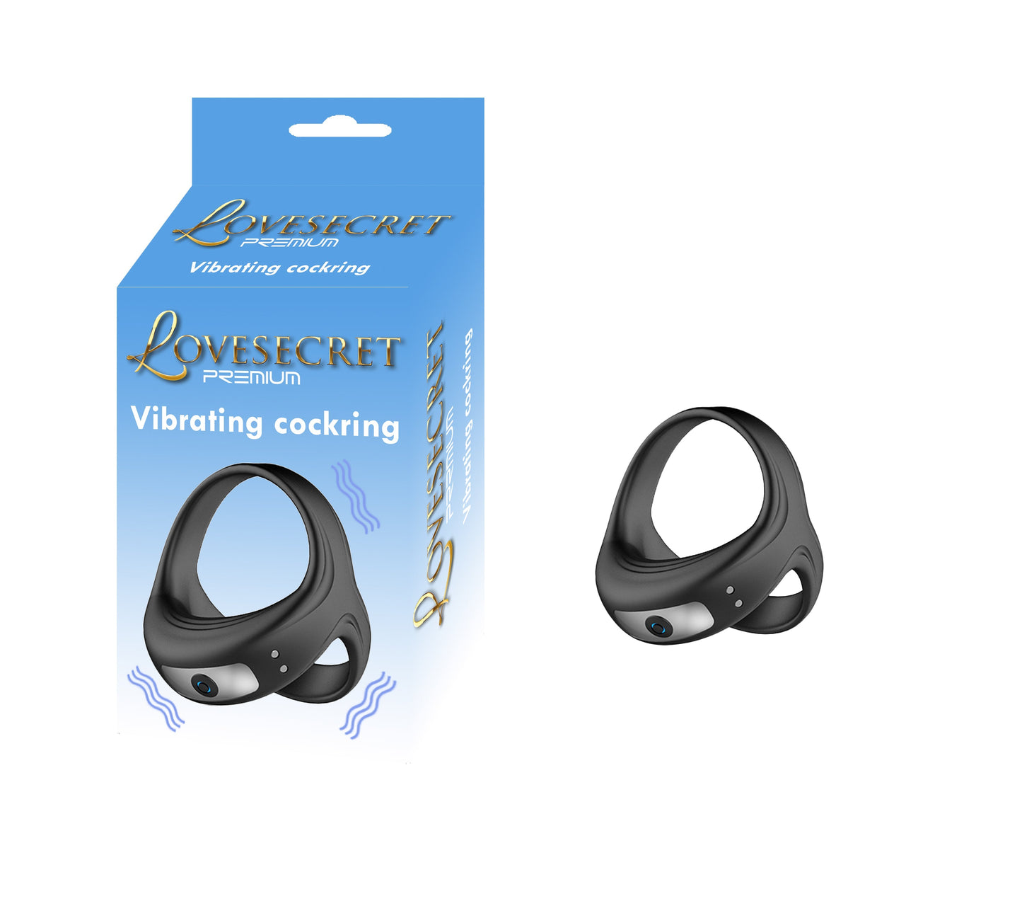 Lovesecret Premium – LS07 – Vibrerende Cockring 3-in-1 – Oplaadbaar – Waterdicht