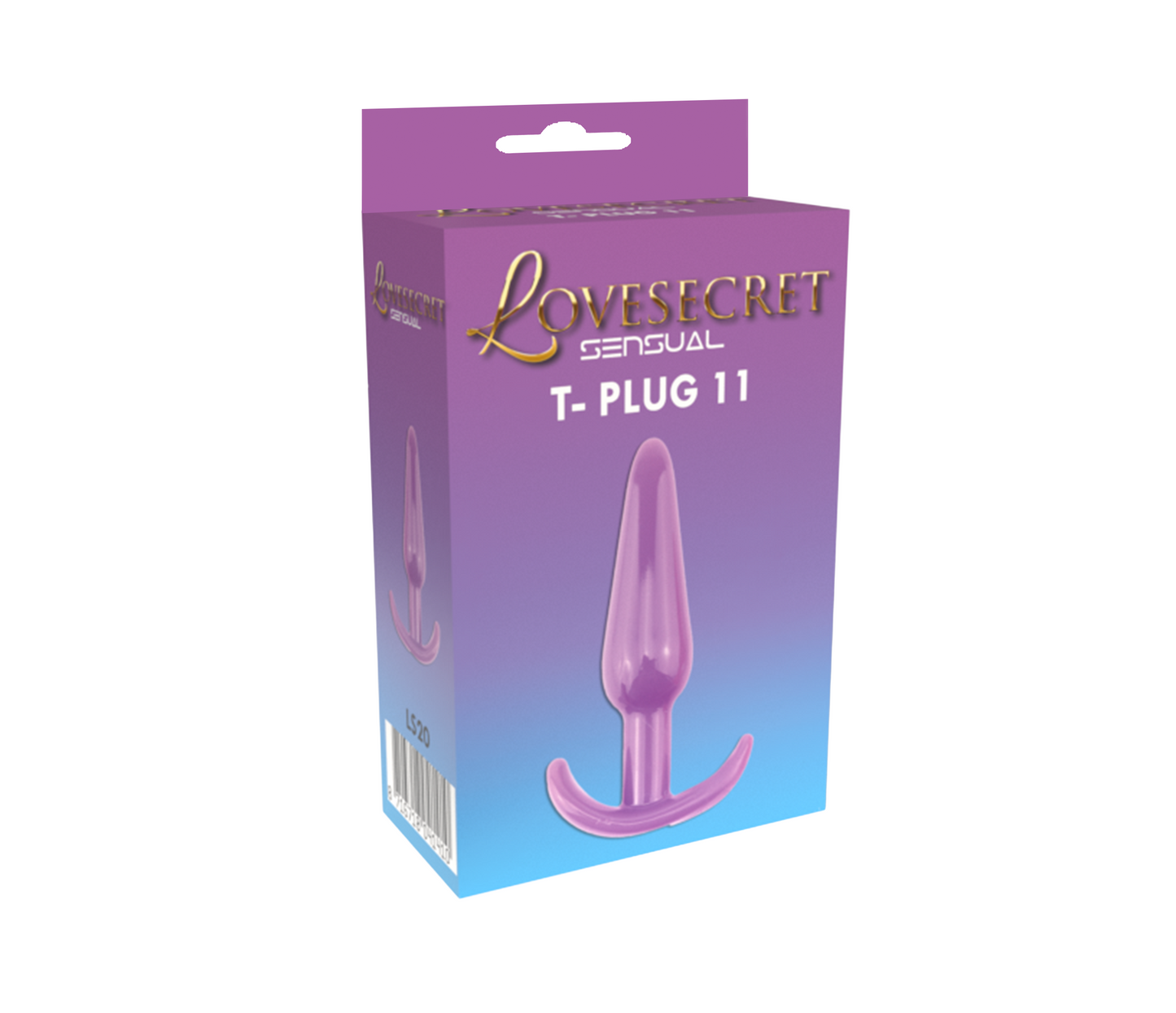 Paarse Anale Plug 12,3 cm