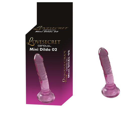 Lovesecret Sensual – LS31 – Mini Dildo 02 Pink – Realistische Mini Dildo met Zuignap