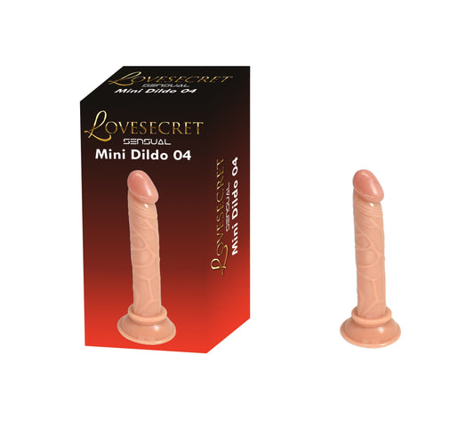 Lovesecret Sensual – LS33 – Mini Dildo 04 Flesh – Realistische Mini Dildo met Zuignap