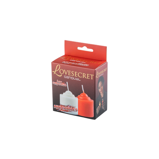 Sensuele Low Temperature Wax Play Kaarsen – Rood & Wit, 2 Stuks