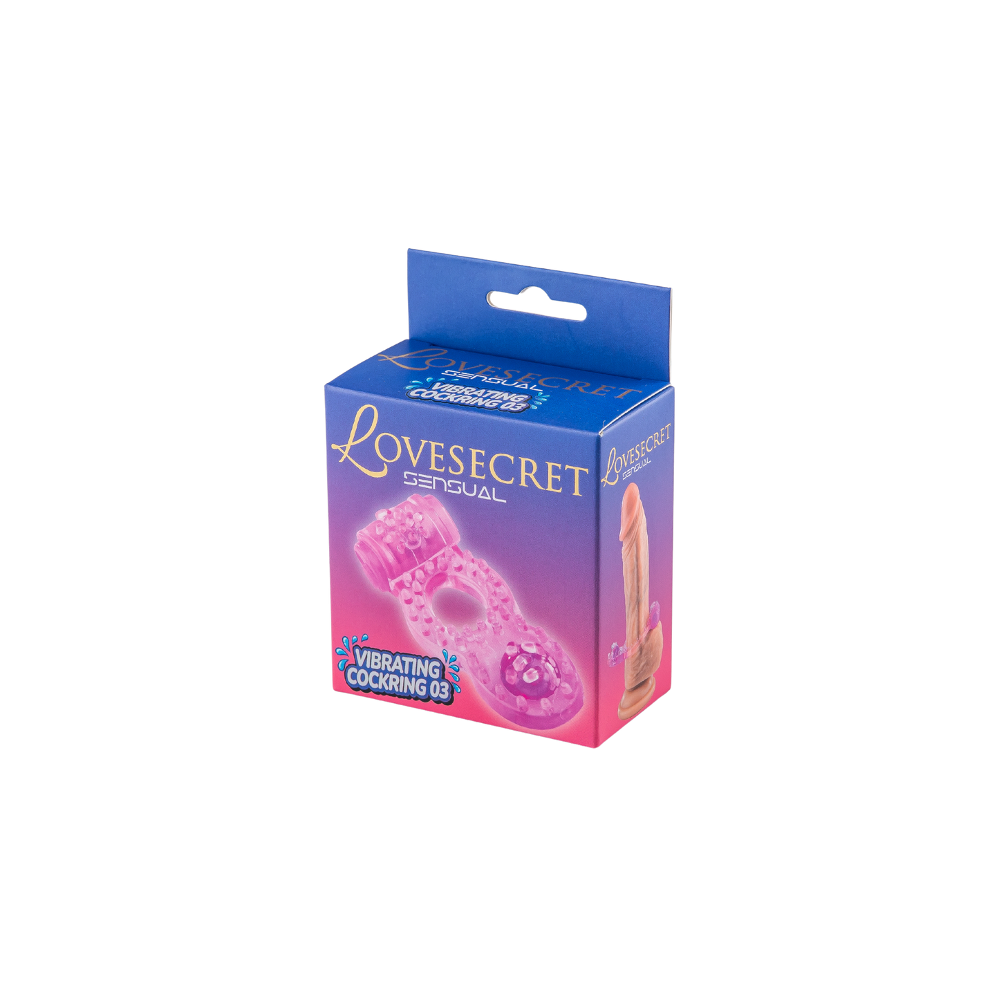 Vibrerende Cockring met Massagebolletjes – Pink