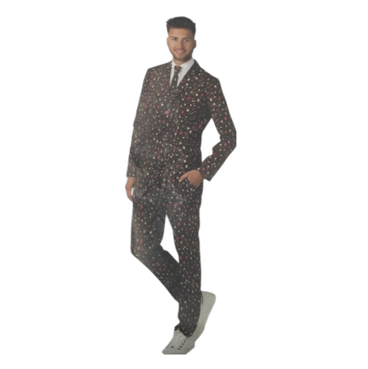 Kinky Power Suit – Blazer, Broek & Stropdas in Ondeugende Kleuren Maten S / M / L / XL