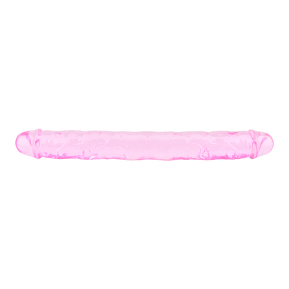 Loving Joy - 12 Inch Dubbele Dildo – Jelly Pink – 30 cm – N11949