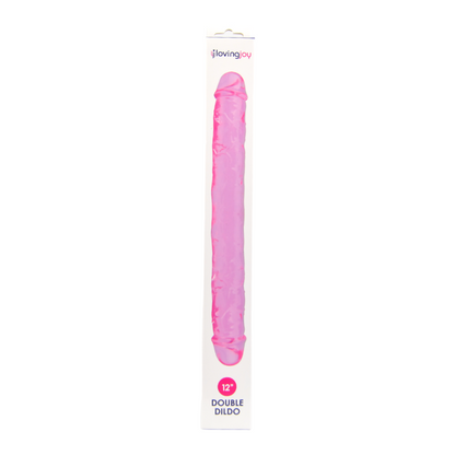 Loving Joy - 12 Inch Dubbele Dildo – Jelly Pink – 30 cm – N11949