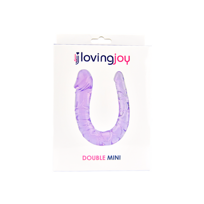 Double Dildo Jelly Purple - 28 CM - N11952