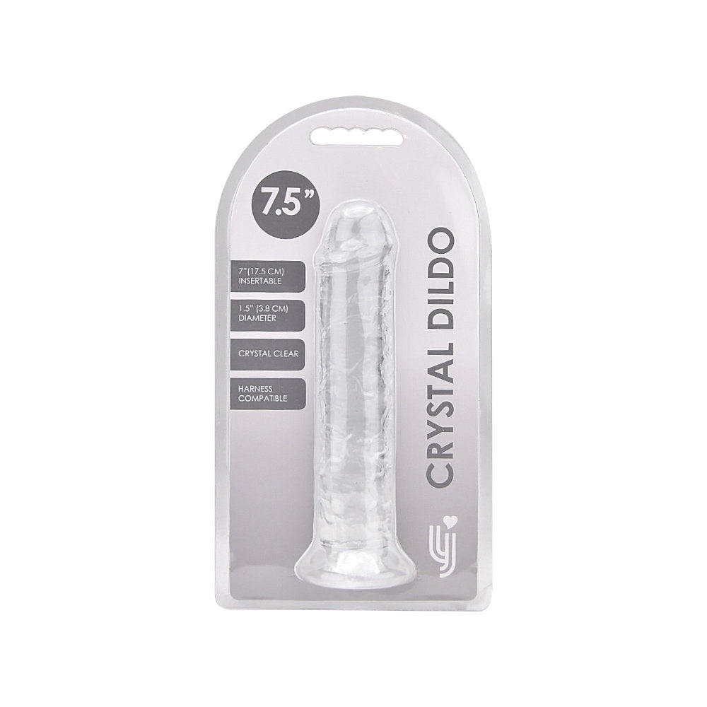 Transparante Realistische Dildo met Zuignap – 20 cm – N12183