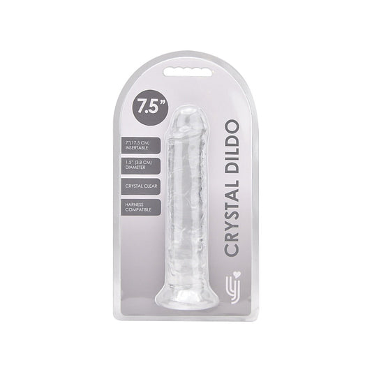 Transparante Realistische Dildo met Zuignap – 20 cm – N12183