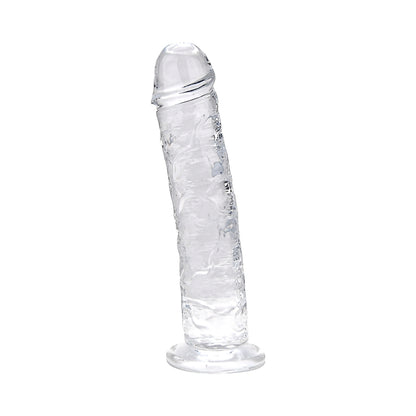 Transparante Realistische Dildo met Zuignap – 21,5 cm Inbrengbaar – N12184