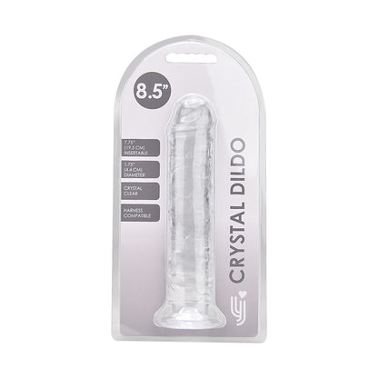 Transparante Realistische Dildo met Zuignap – 21,5 cm Inbrengbaar – N12184