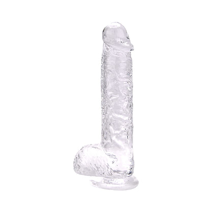 Realistische Dildo met Ballen – Transparant – 24 cm Inbrengbaar – N12188 - 9 Inch