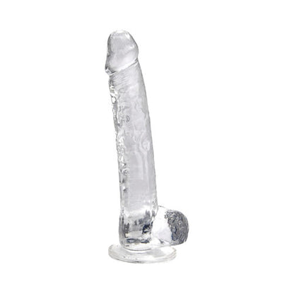 Loving Joy - 11 Inch Clear Realistic Dildo With Balls - 28 CM - N12189