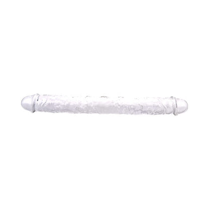 Loving Joy - 15 Inch Jelly Clear Double Dildo - Huge Size 38 CM - N12190