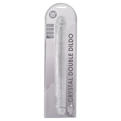 Loving Joy - 18 Inch Jelly Clear Double Dildo - Mega Size 45.5 CM Flexible - N12191