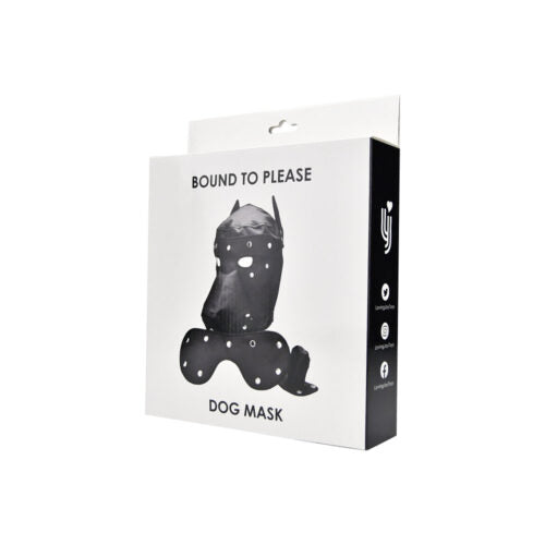 Bound To Please - N12240 - Hondenmasker - BDSM Bondage - Wil jij deze hond uitlaten ?