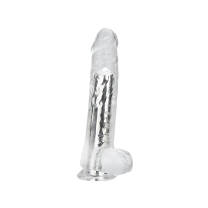Loving Joy - 7 Inch Remote Vibrating Realistische Transparante Dildo (19 cm)
