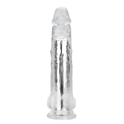Loving Joy - 9 Inch Remote Vibrating Dildo Clear - Usb Rechargeable